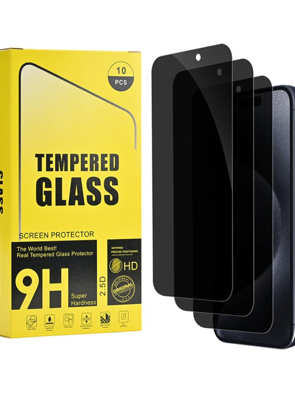 Premium Tempered Glass Screen Pro (FOR iPhone 13, 14, 16, 17 Series)